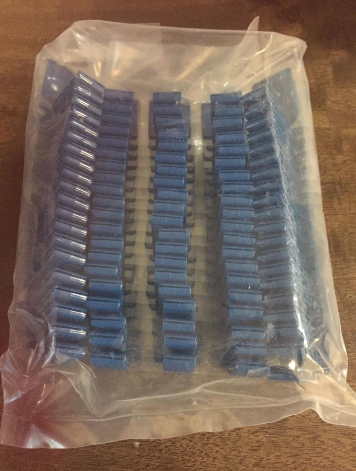 Sirona XIOS PLUS 100 Intraoral Sensor Holder Tabs Blue Anterior Original 6176510