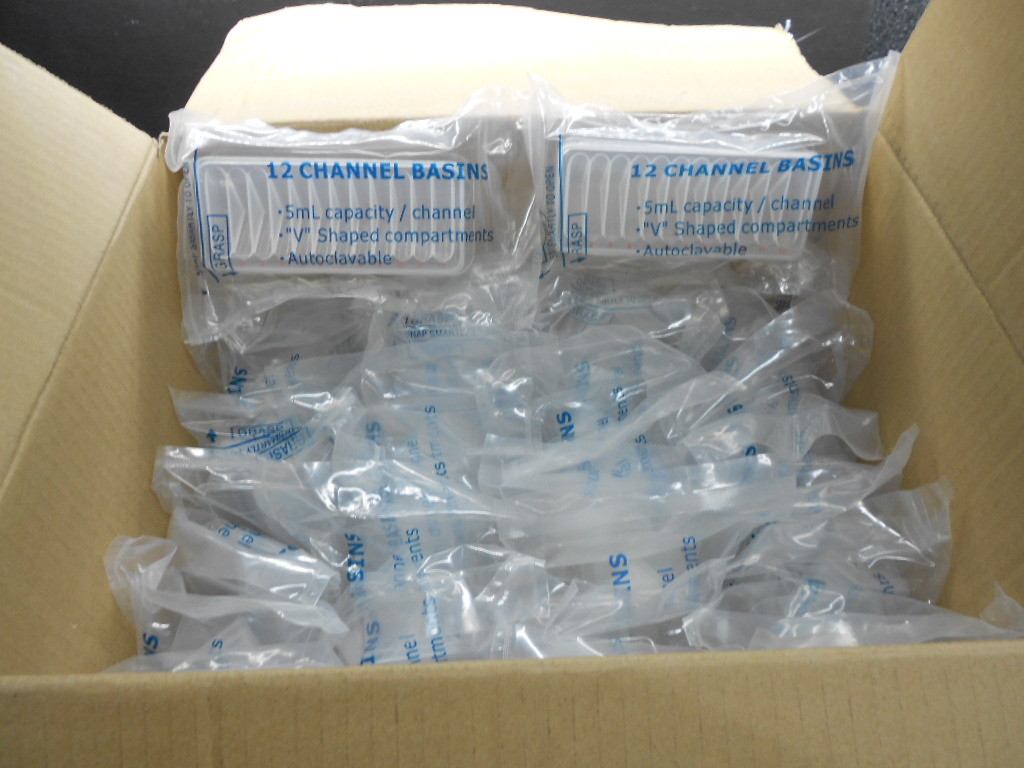 LOT OF 33 ARGOS 12-CHANNEL BASIN NON-STERILE B31314