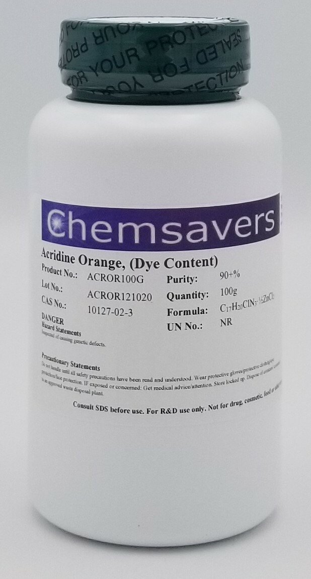 Acridine Orange, 90+% (Dye Content), 100g