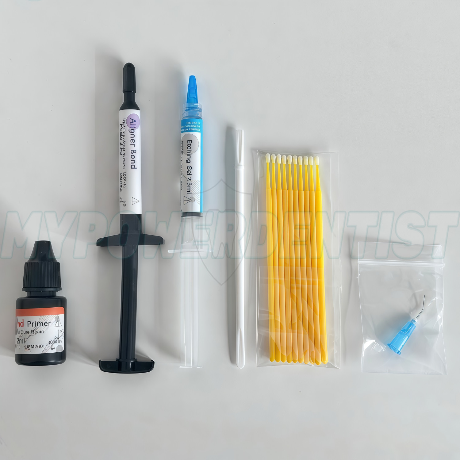 Dental Light Cure Orthodontic Adhesive Paste for Aligner Attachments 2.5g Kit