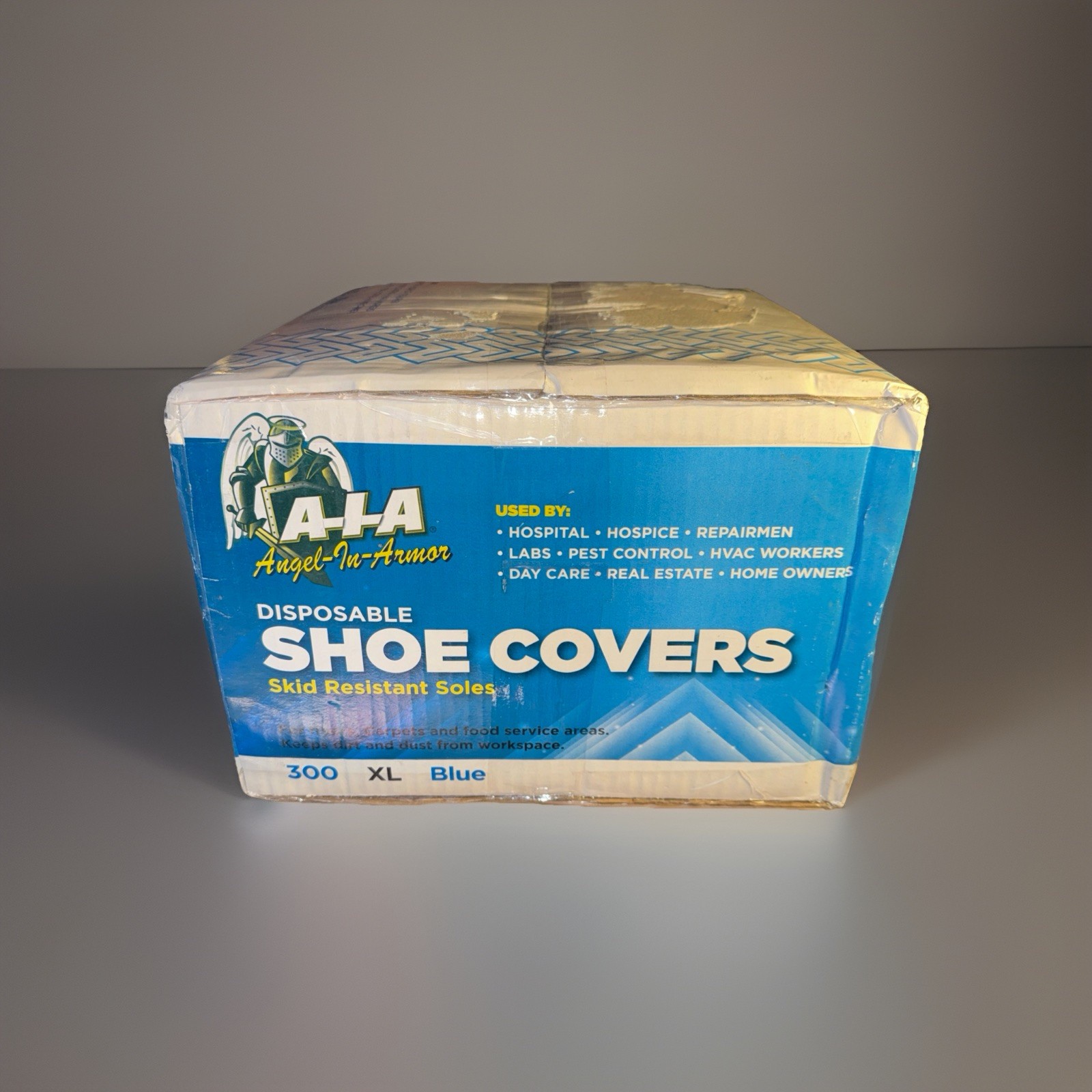 300 Non Skid Shoe Covers- Disposable Real Estate A-I-A Brand Up to Men’s Size XL