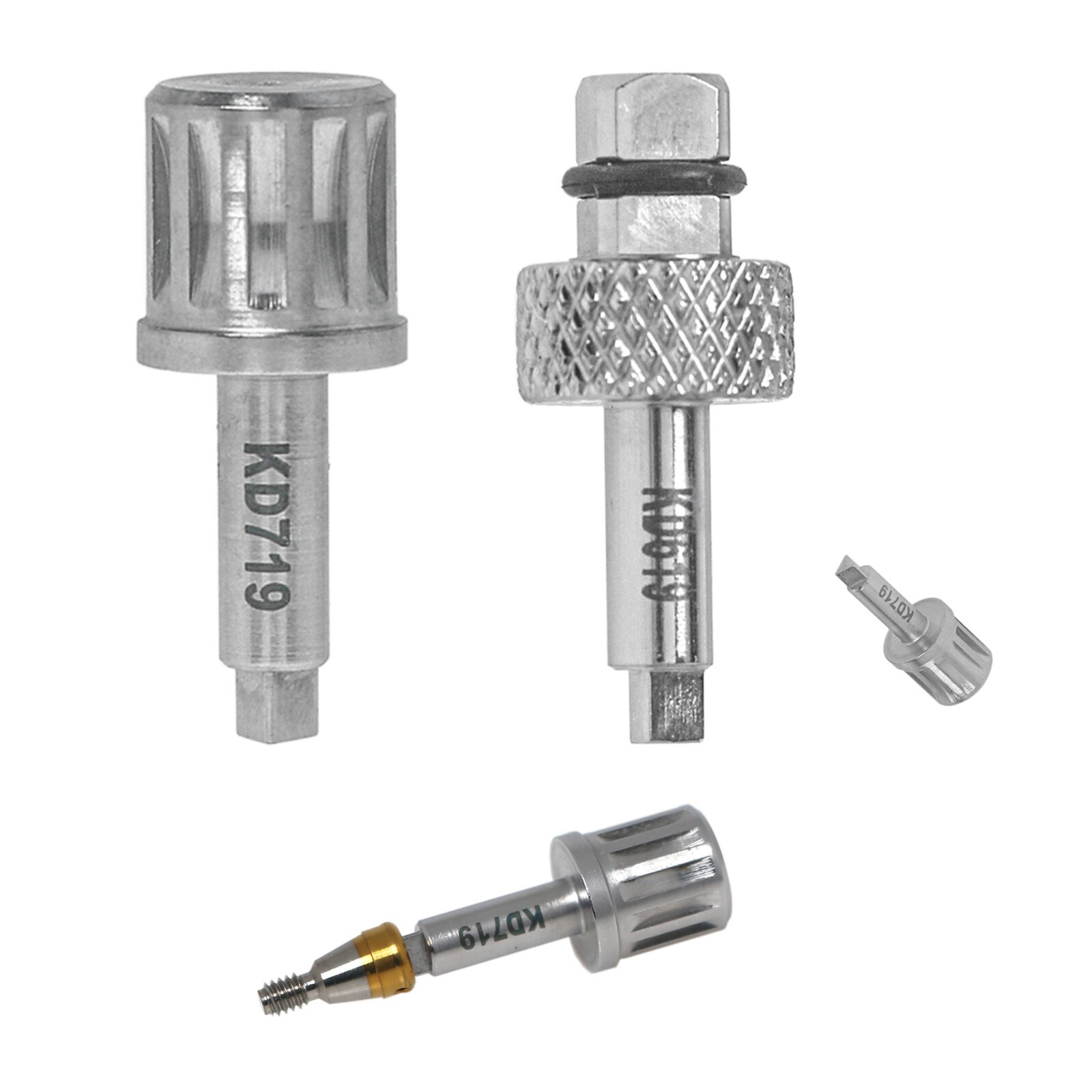 Overdenture Locator Abutment Male caps Inserts Tool for NEODENT GRAND MORSE GM
