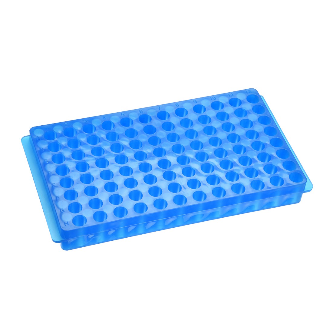 2 Kind of Tube Rack Polypropylene 96-Well Blue for 0.2ml, 0.5ml, 1.5ml, 2ml