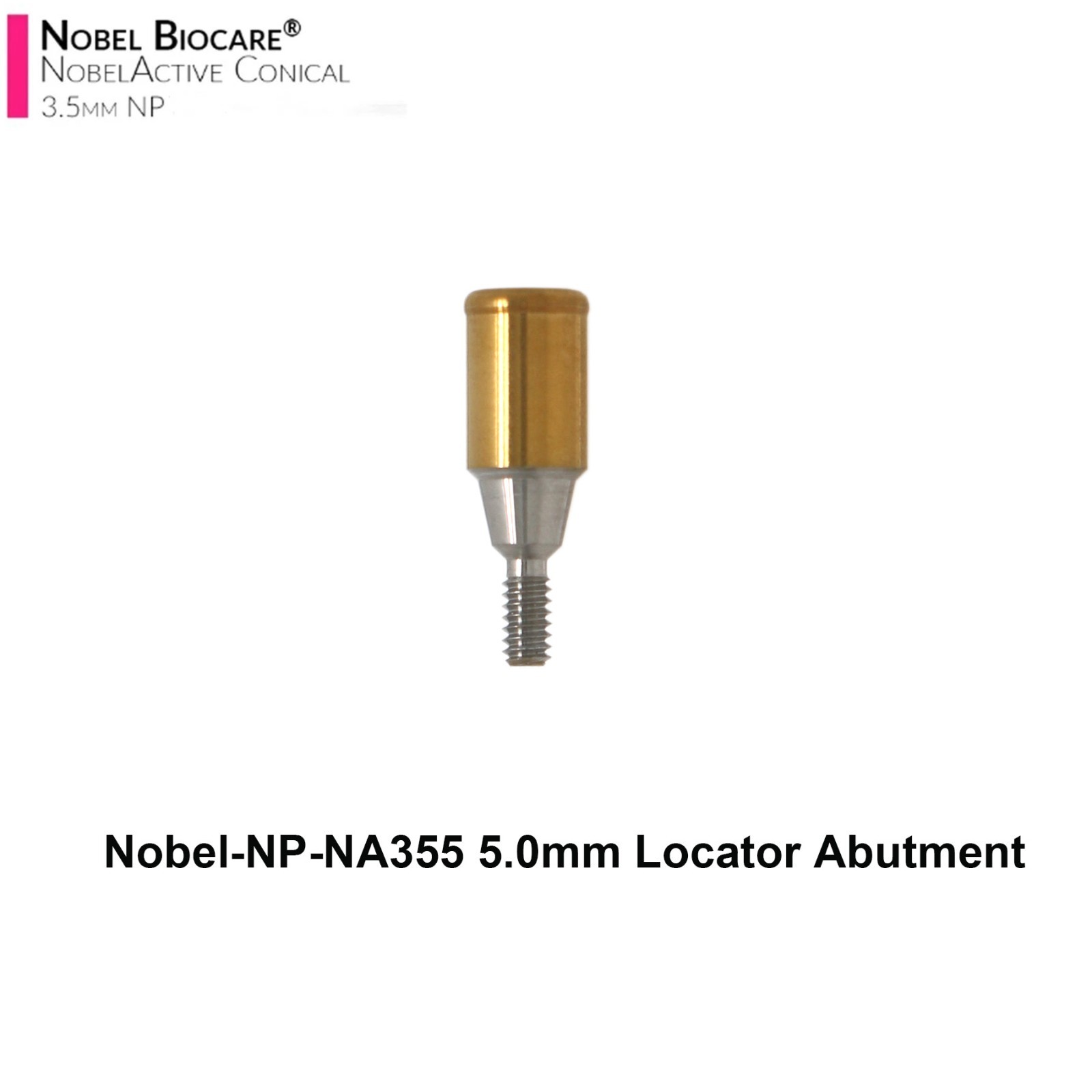 US Locator Abutment NP 3.5mm RP 4.3mm for Nobel Active Conical & Cap Inserts Kit