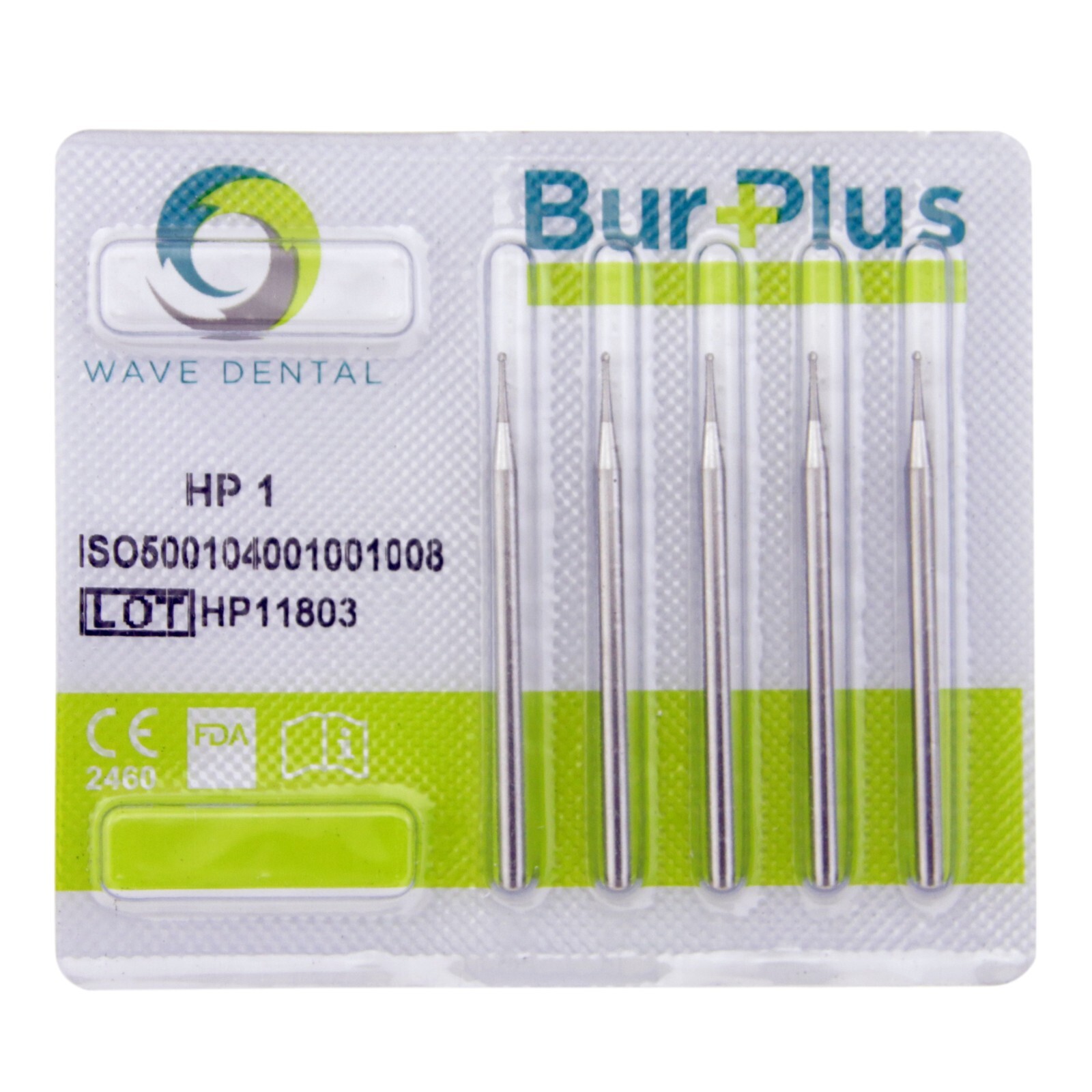 Wave Dental HP Long Shank 44.5mm Tungsten Carbide Bur Straight Handpiece Lab