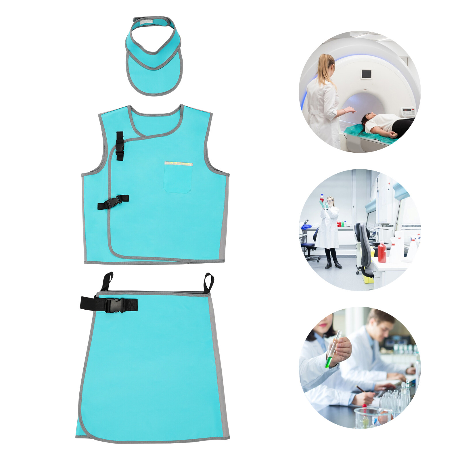 Medical Dental X-Ray Protective Lead Apron 0.5mmp Radiation Protection Vest Suit