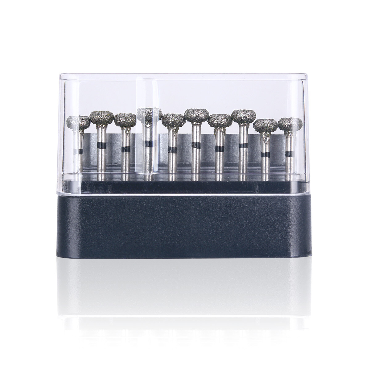 10pcs FG Dental Diamond Burs WR-13S High Speed For Lingual Fossa Polishing Molar