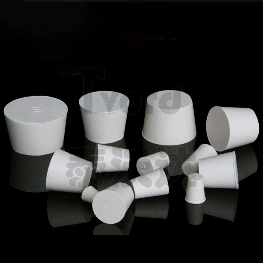 Rubber Bung Stopper Tapered Plugs Laboratory Solid Stoppers Various Sizes Cover