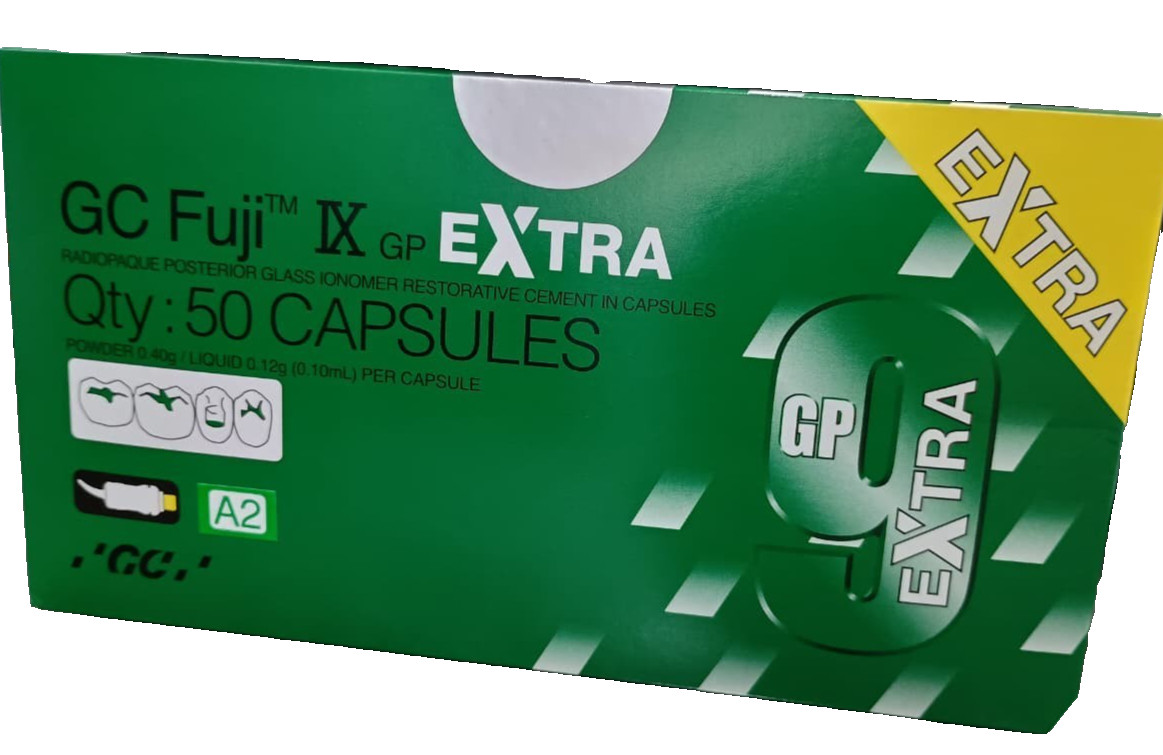GC Fuji IX GP Extra Capsules A2 Shade 50 Pack Dental Cement Free Shipping
