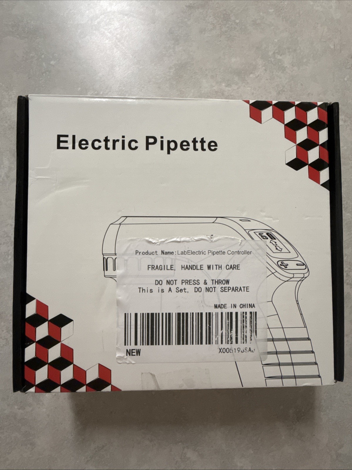 Electronic Pipette Controller 0.1-100ml Adjustable Speed Lab Liquid Transfer