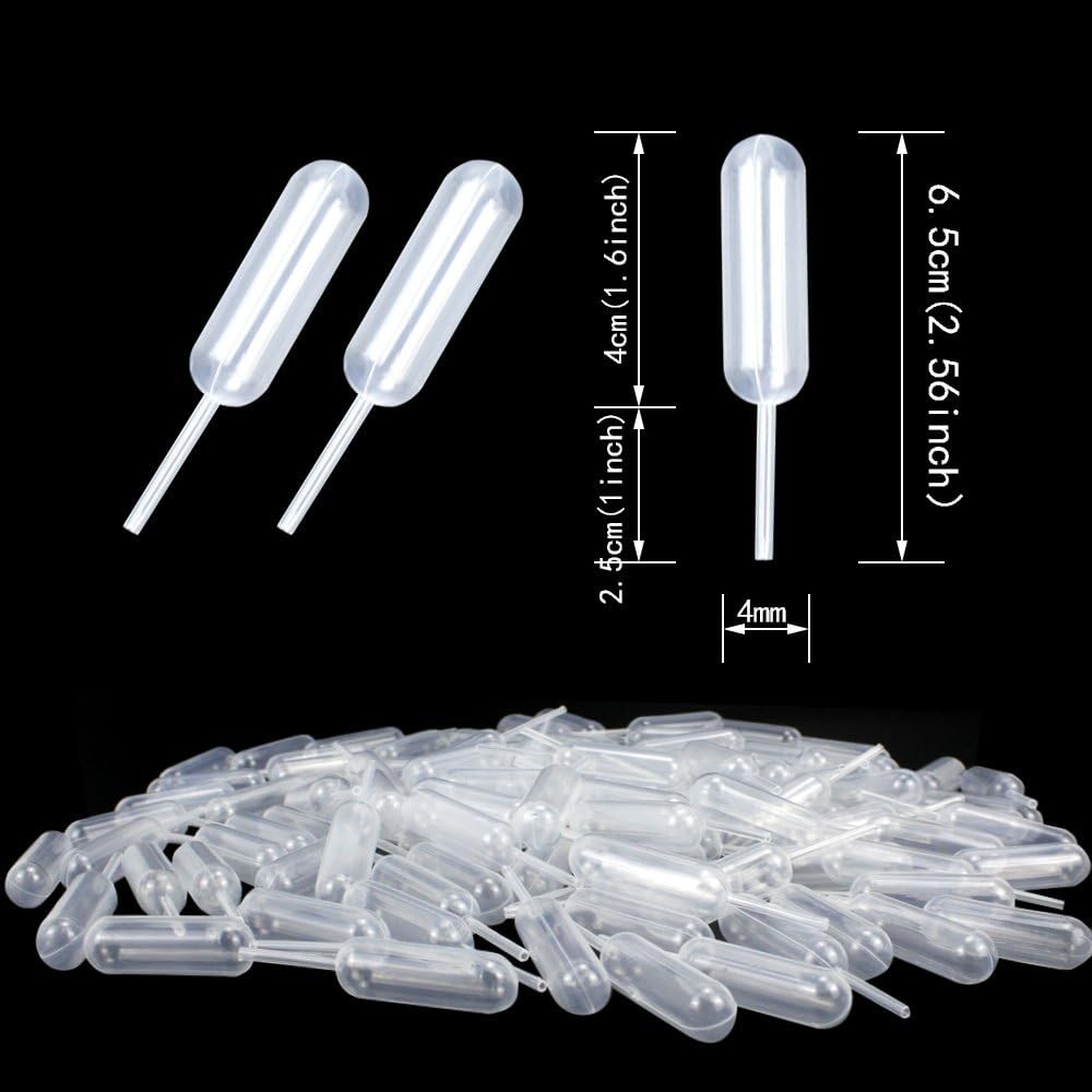 350pcs 4ml Plastic Pipettes Squeeze Transfer Pipettes Suitable for Chocolate,…