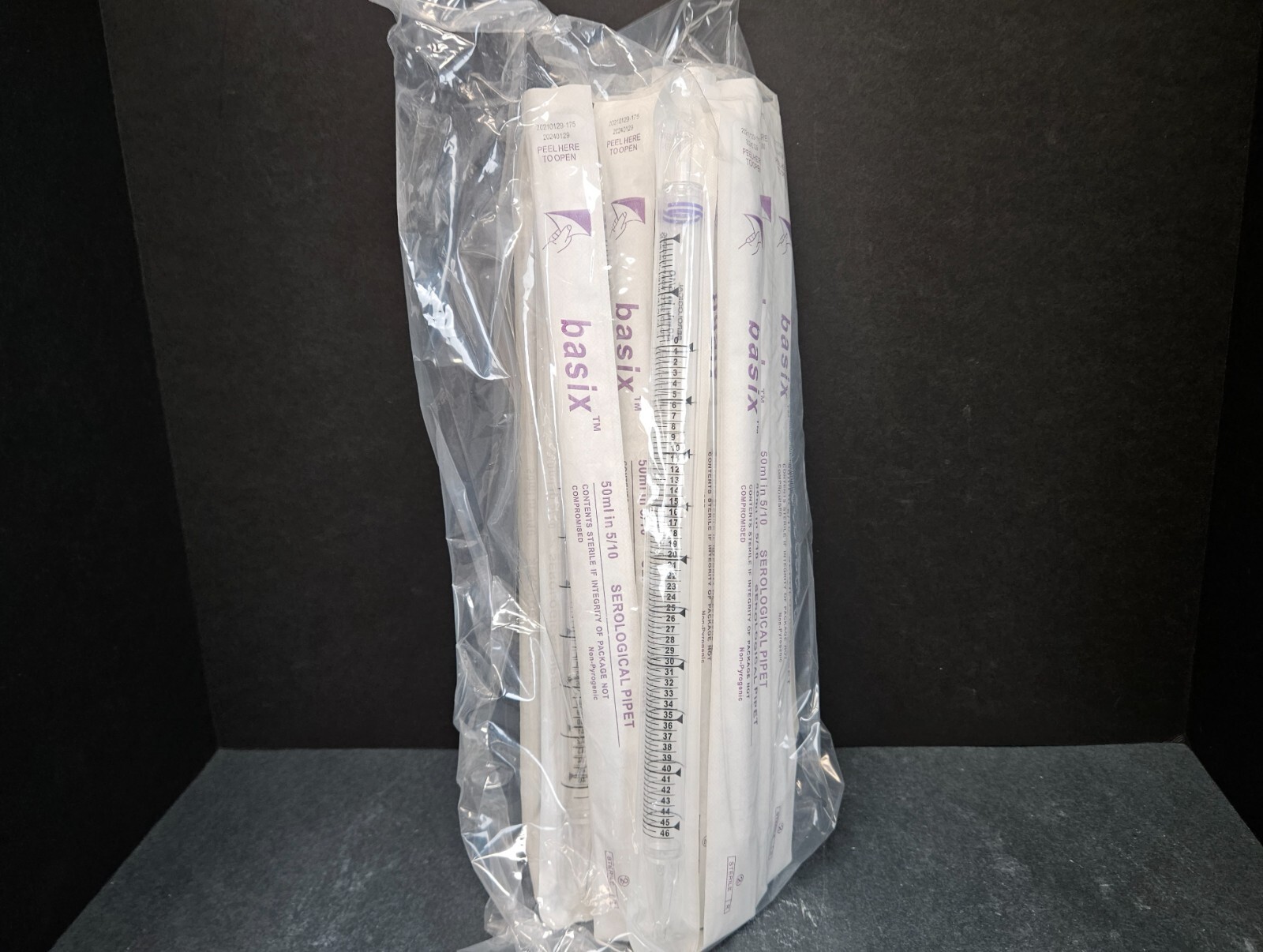 Fisher Scientific Serological Pipet 50 ml PS Case of 100 Pipettes
