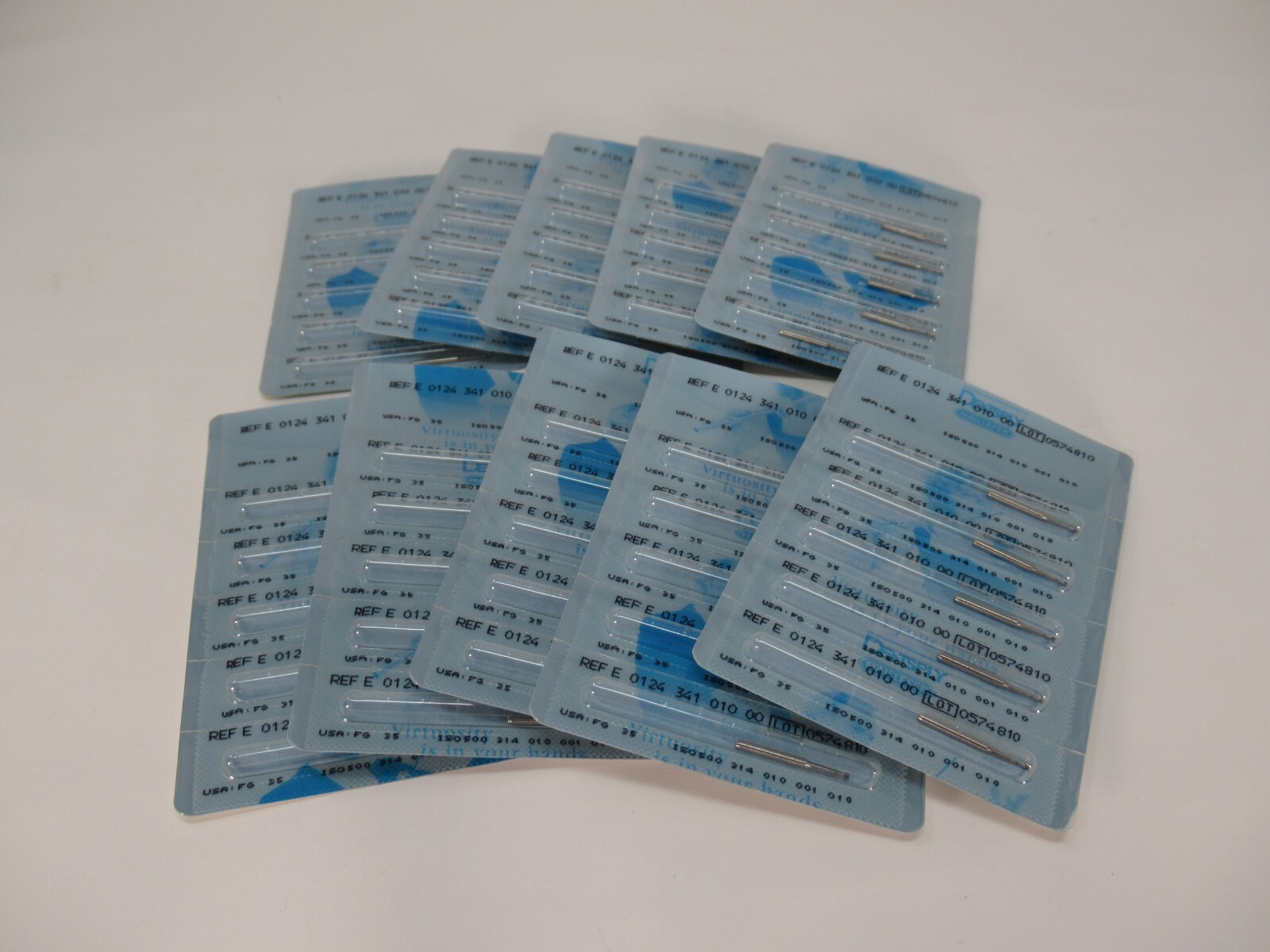 Dental Operatory Carbide Burs FG 35 Inverted Cone – 50 pack – Dentsply Maillefer