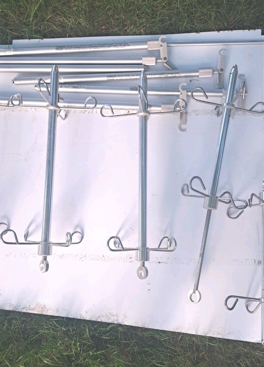 Telescoping Hanging Rods For IV -Welding Guns- Handles -Tools – Set of 16 Rods