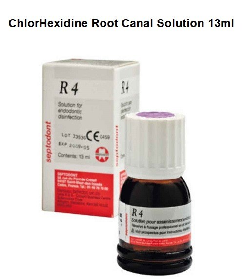 Dental R4 Digluconate Solution for RCT Disinfection Treatment 13ml Pack