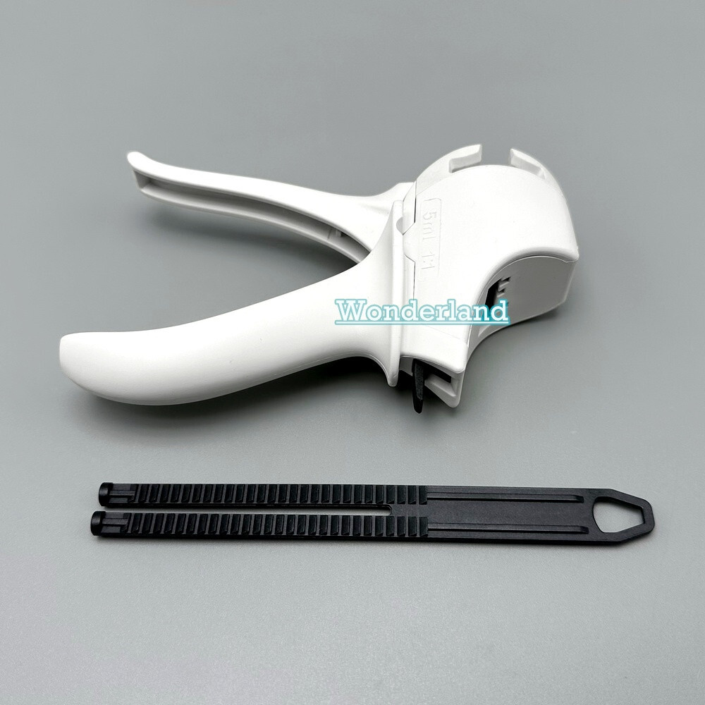 Dental Activa-Spenser Type Dispenser Gun For 5Ml 1:1/10:1 Automix Syringe Cement