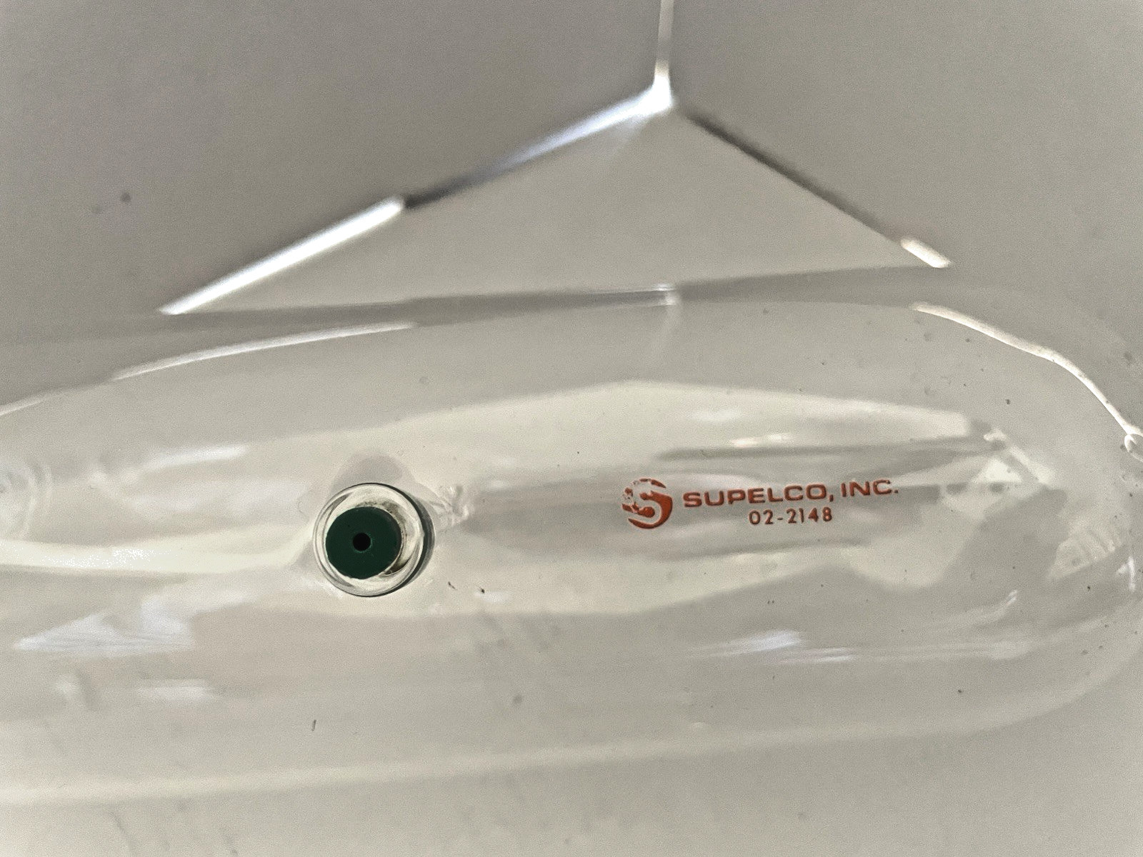 Supelco Gas Sampling Lab Bulb Model # 02-2148 w/ Glass Stopcocks – 250ML? – Used