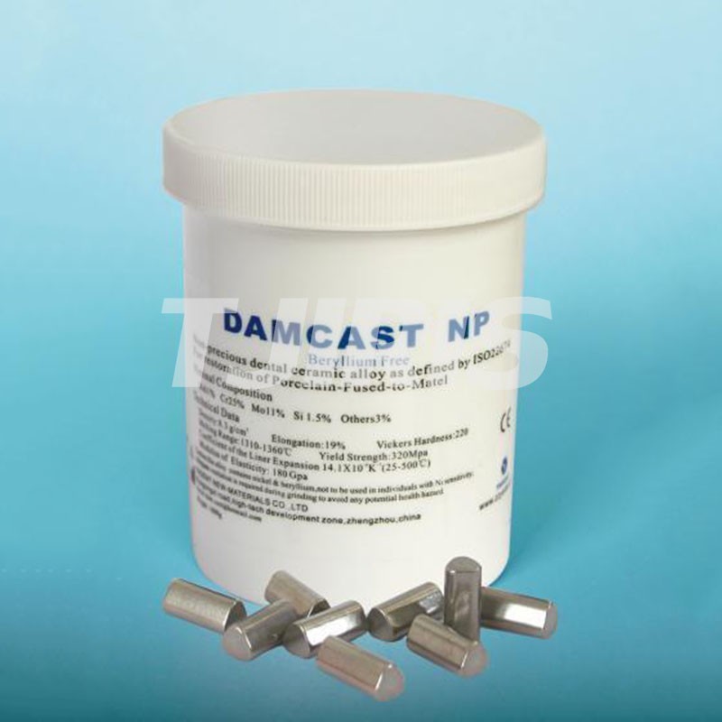 Dental Lab Nickel Chrome Alloy Beryllium-free for Ceramic Restorations 1kg