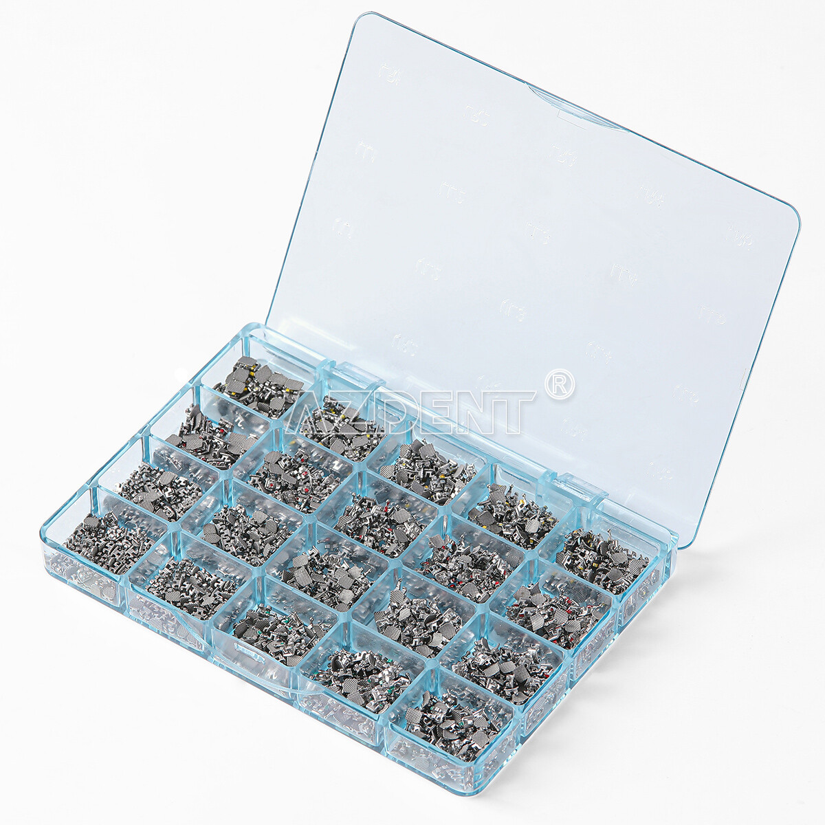 Dental Orthodontic Brackets Braces MIM Monoblock Mini Roth/MBT .022″ Hooks 345