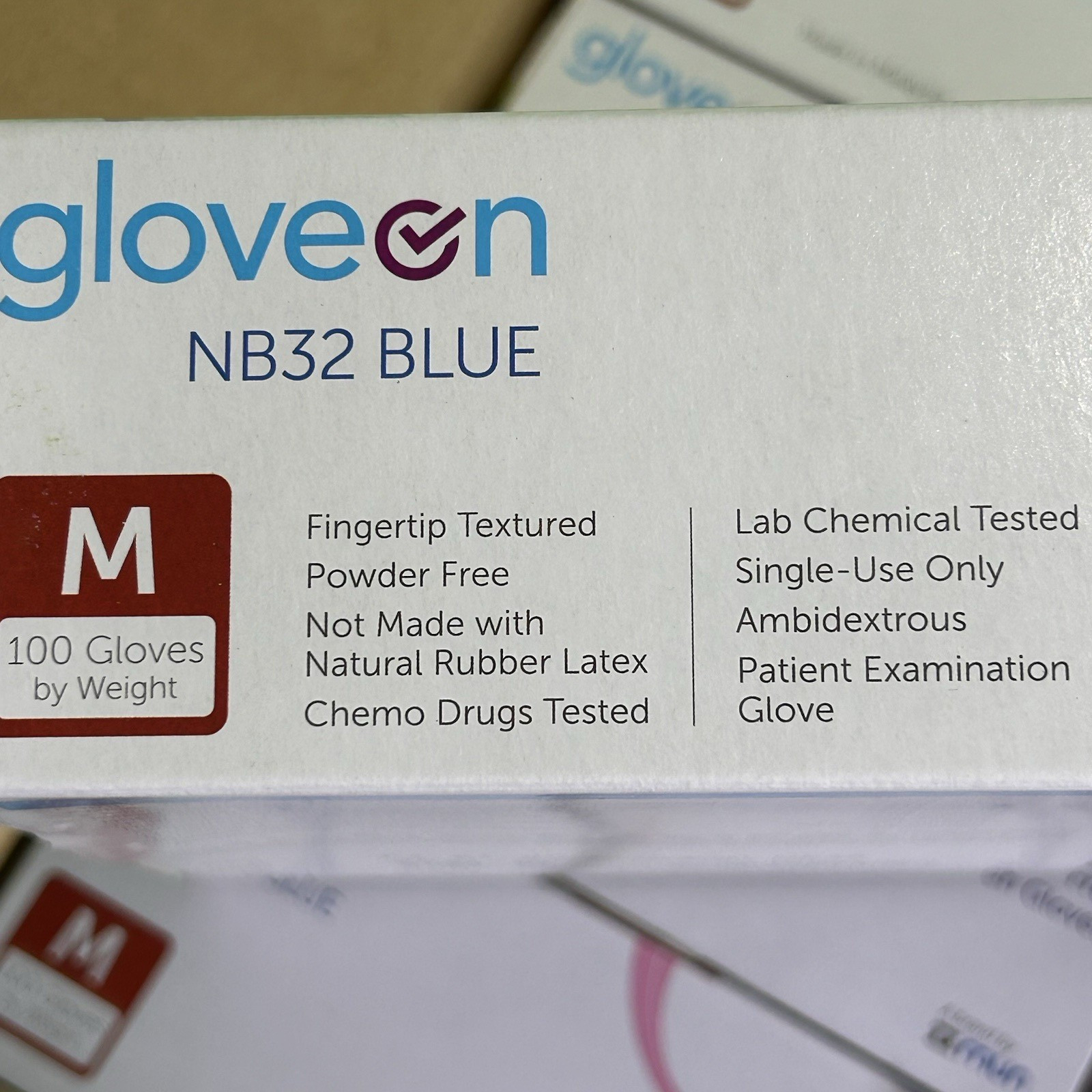 Nitril Exam Gloves – FREE SHIPPING 10 Pack of 100, Large/ Med Powder Free Blue