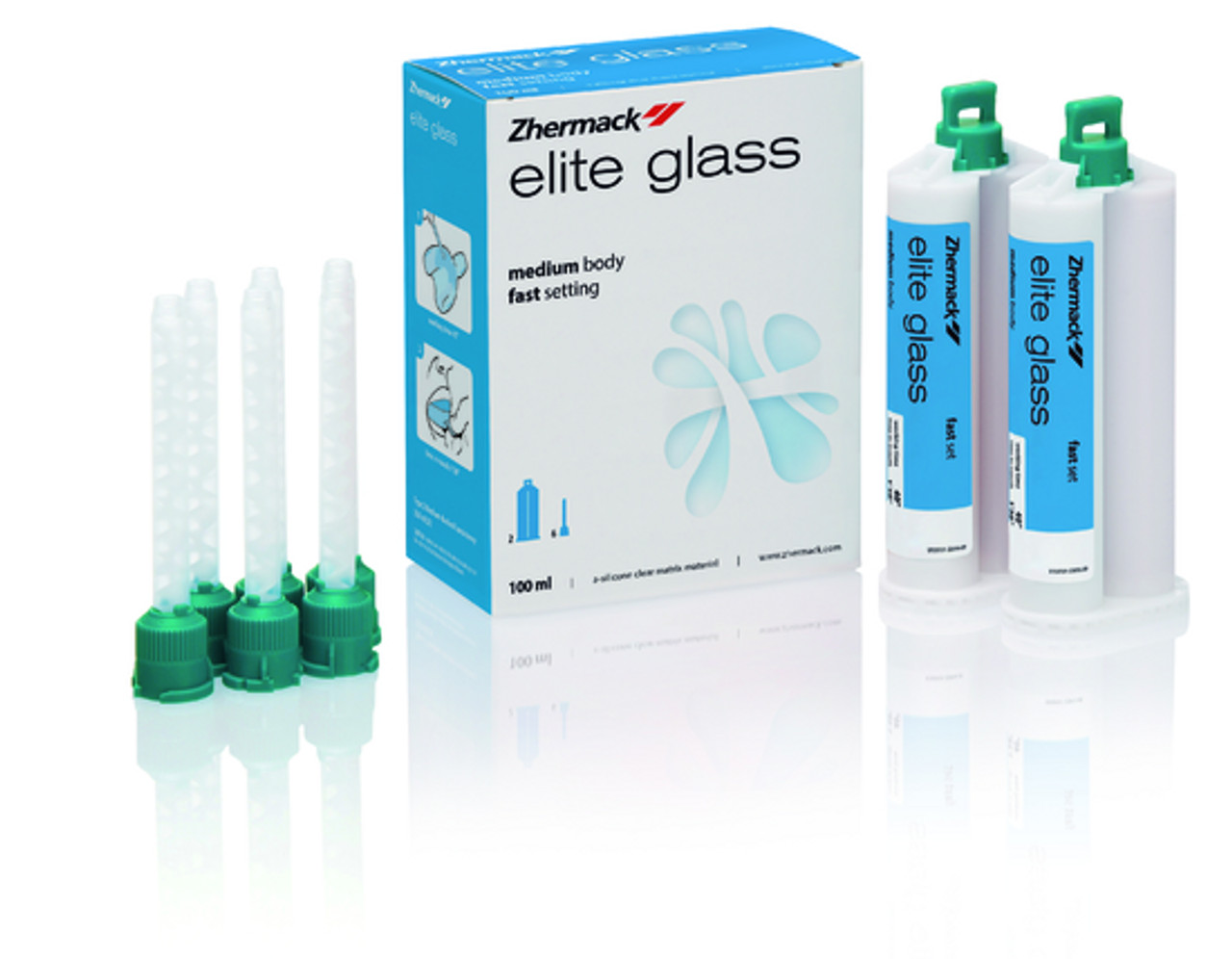 Zhermack Elite Glass Medium Body Fast Set Transparent Matrices VPS 2/PK C401610