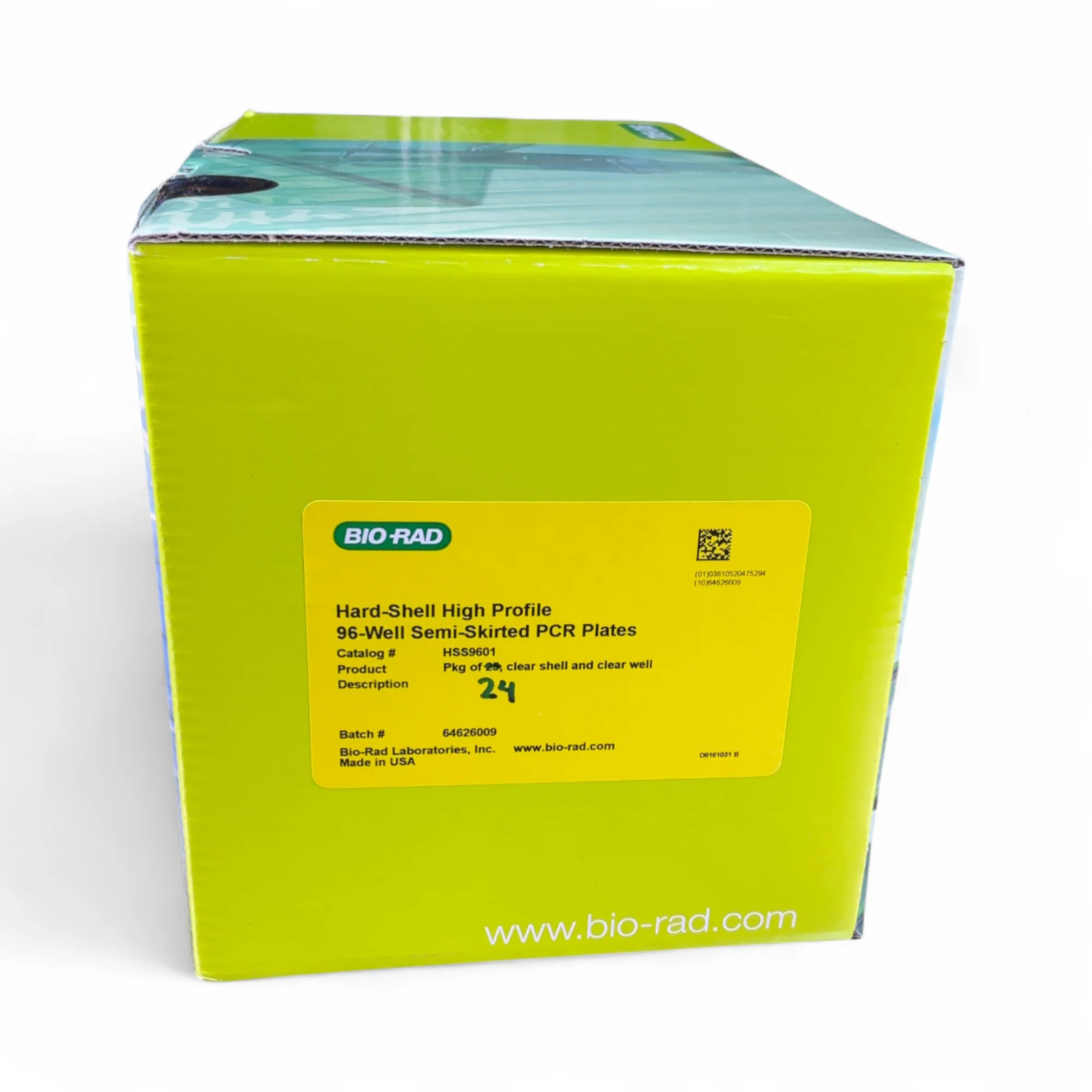 BIO-RAD Hard-Shell High Profile 96-Well Semi-Skirted PCR Plates HS99601 Hard-…
