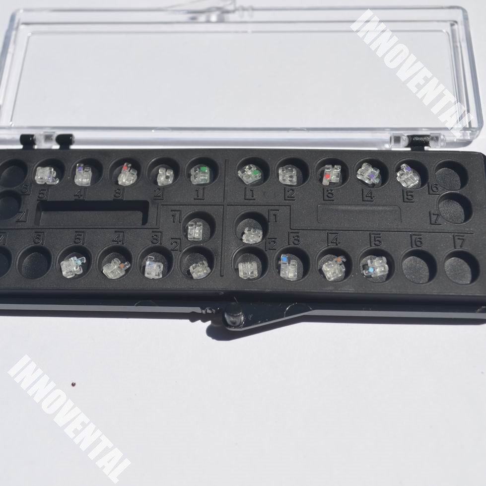 J&J Ortho™ CLARO™ Crystal Sapphire Orthodontic Bracket(20 Brackets) Hubit