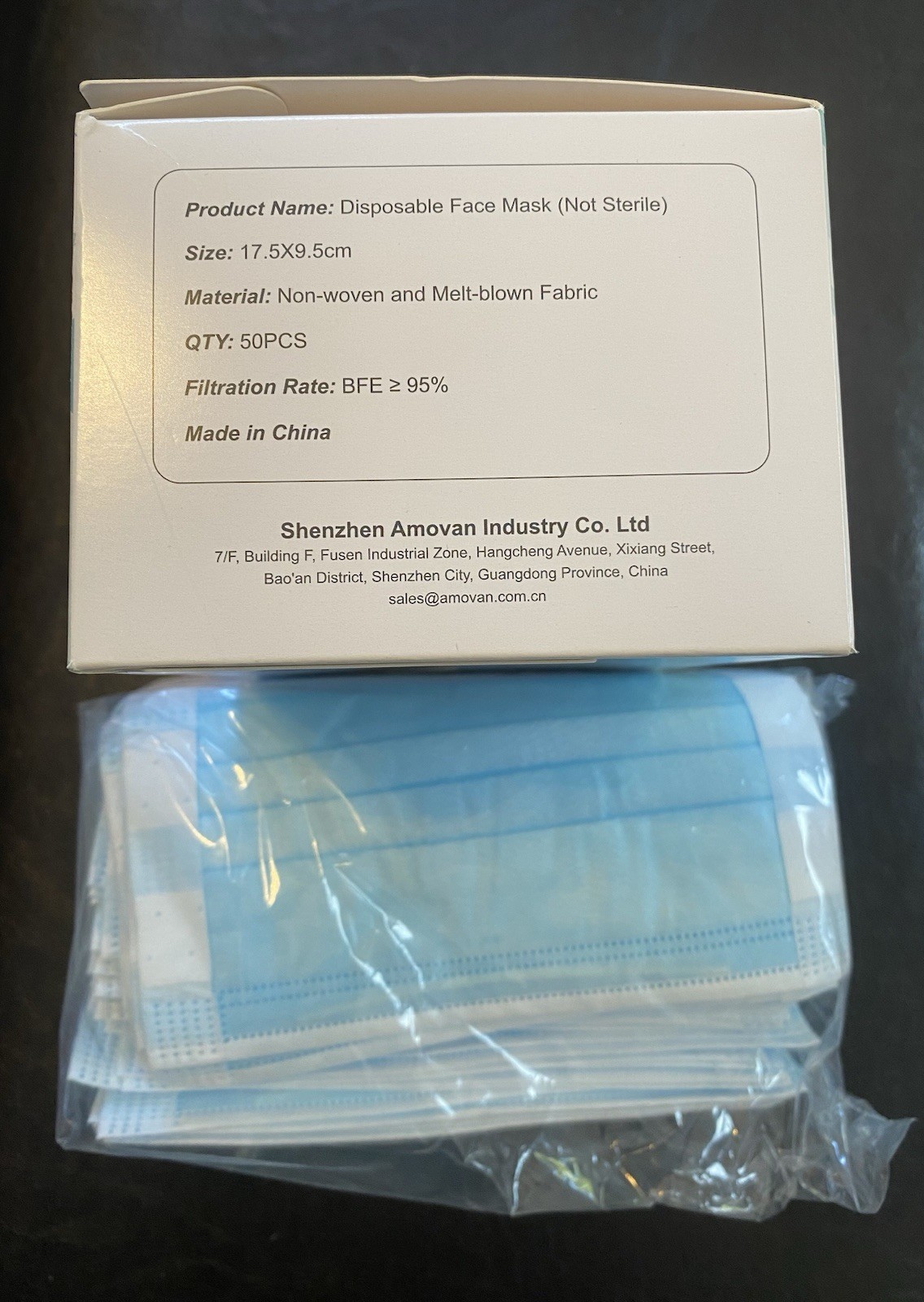 Lots Of New Sealed Disposable Face Mask Boxes KN95 N95 total 73 pcs Amovan 3M HB