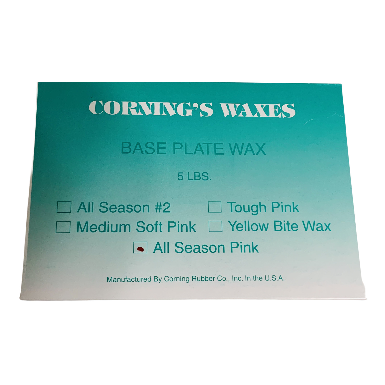 Base Plate Wax Pink – All Season – 5 lb – Corning