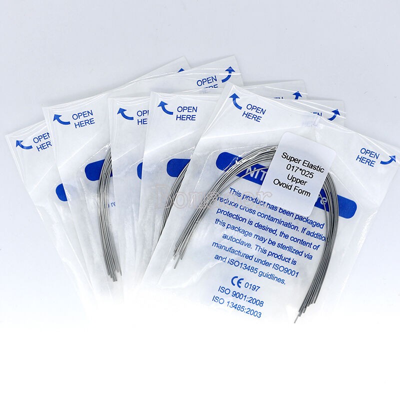 30×Dental Orthodontic Super Elastic Ni-Ti Arch Rectangular Wire Oval 17×25 Upper
