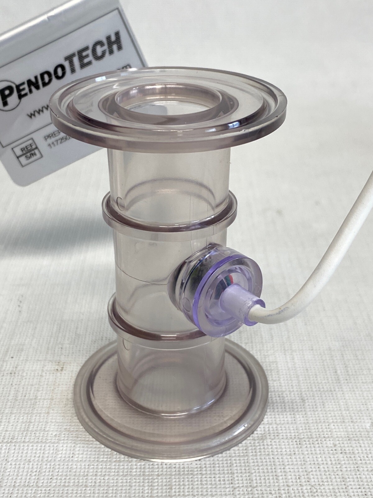 PendoTECH Single Use Pressure Sensor 1” Sanitary Flange Inlet/Outlet PREPS-N-1-1