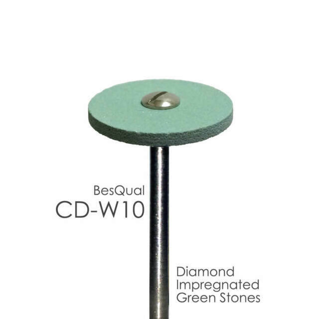 Zirconia – Diamond Impregnated Green Mounted Stones – All Sizes