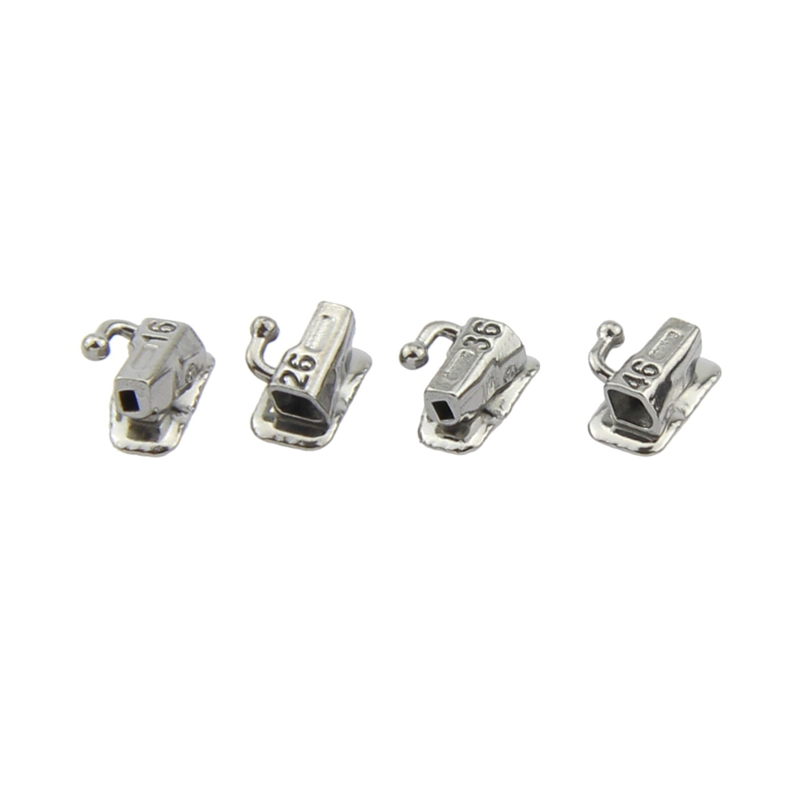 200pcs Orthodontic Buccal Tubes 1st 2nd Molar Brackets Roth tubos de ortodoncia