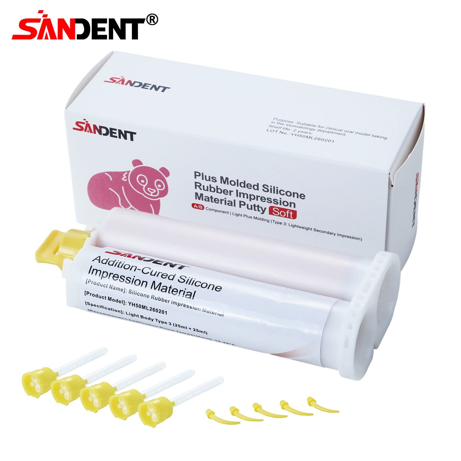 Dental LIGHT BODY REGULAR Set VPS PVS VPS Impression Material 50ML Cartridges