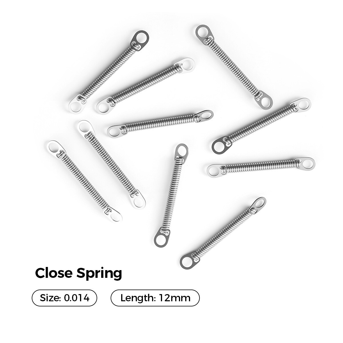 AZDENT Dental Orthodontic NITI Closed Coil Spring for Bracket Brace 10pcs/bag