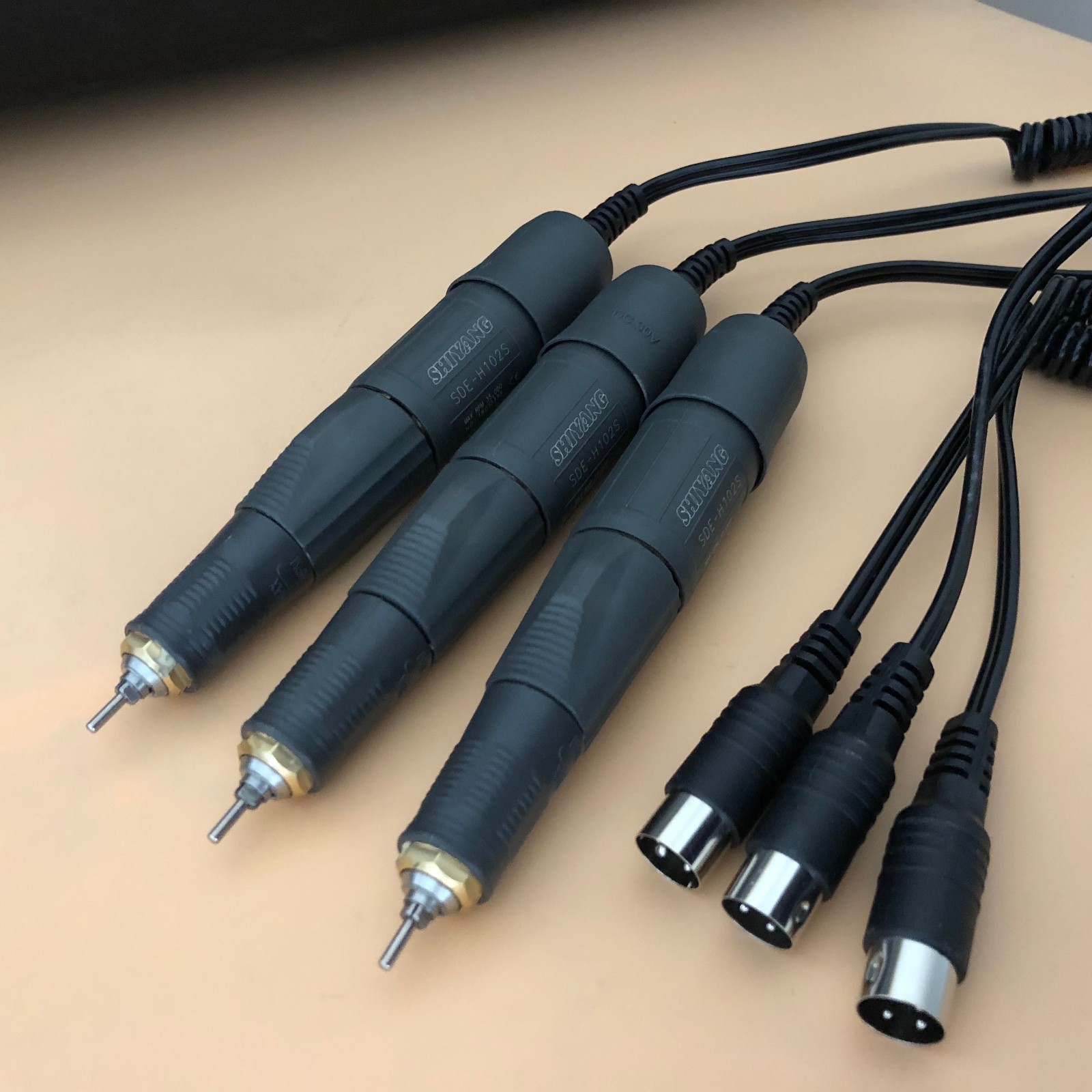 3pcs Dental Lab Electric Micromotor Motor Polishing Handpiece for 35K RPM SHIYAN