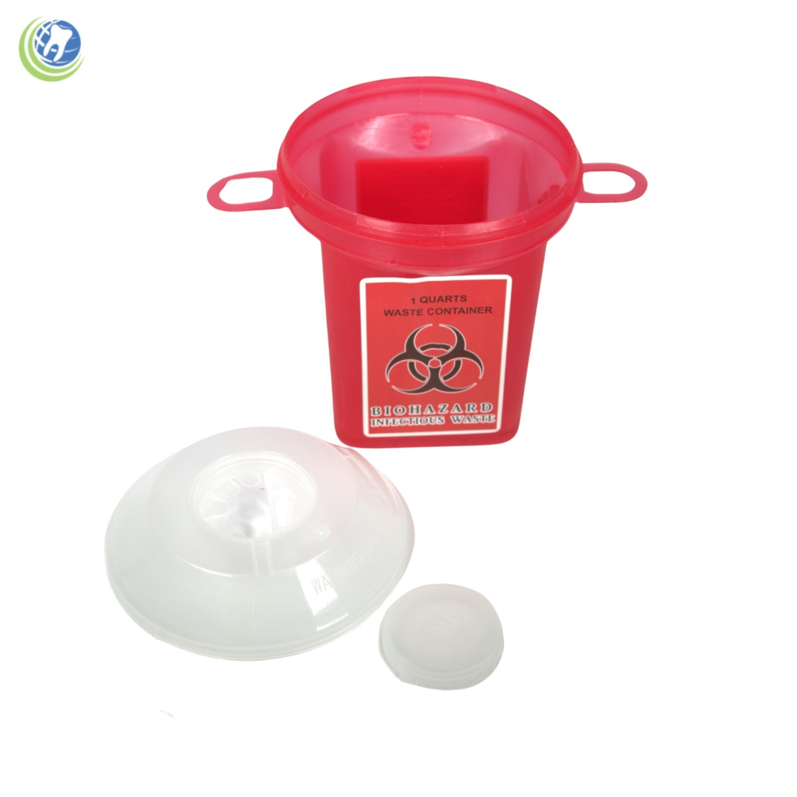 3 X DENTAL MEDICAL TATTOO BIO-HAZARD SHARPS WASTE CONTAINER NEEDLES DISPOSAL 1QT