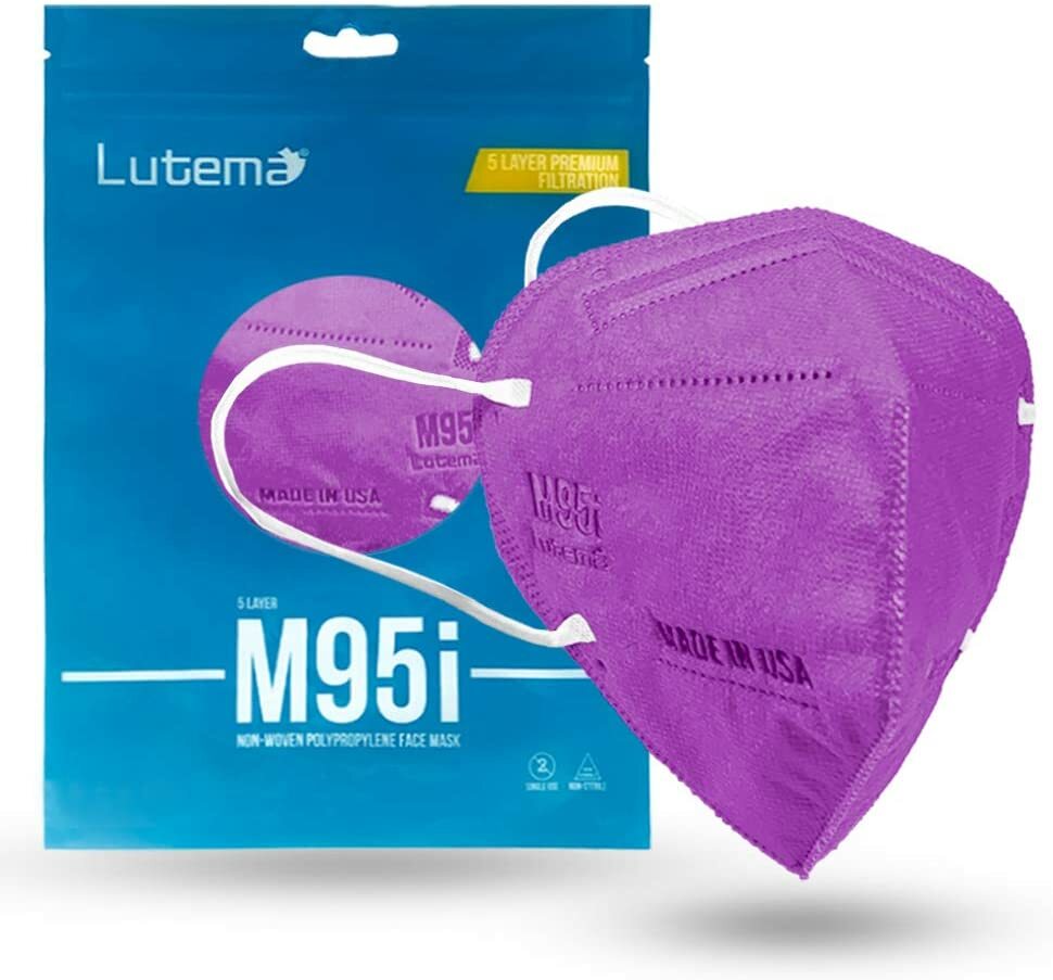 10 Pack! 5 Layer Protection KN95 / M95i Face Mask MADE IN USA Filtration 99%