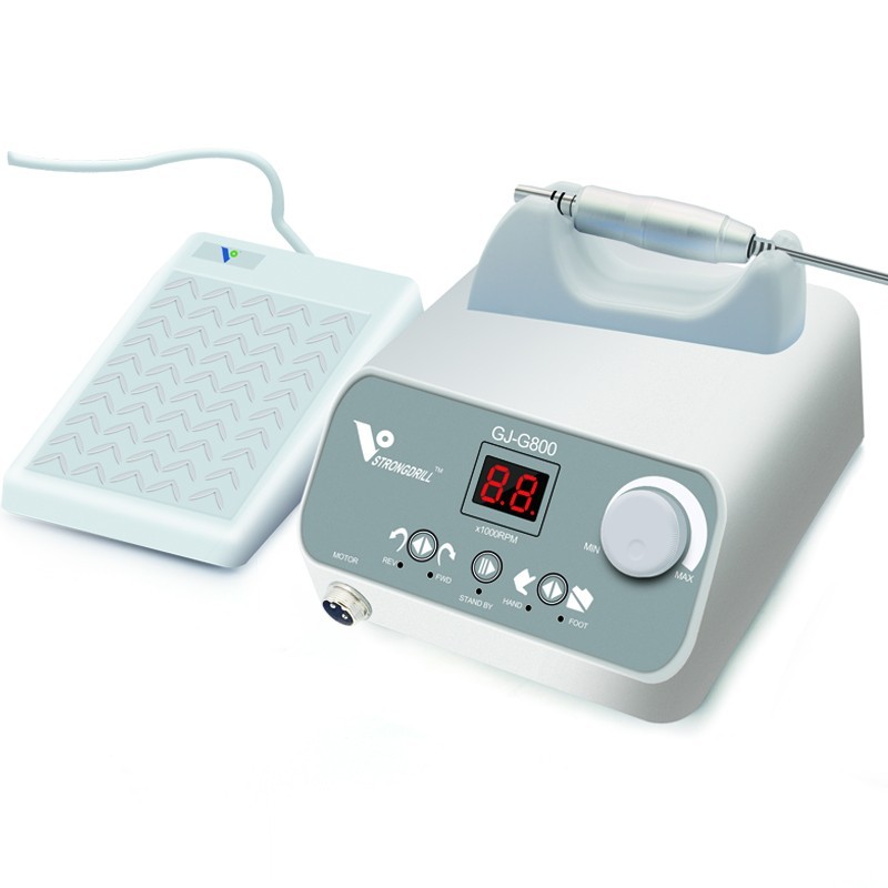 G800 Strong Dental Micro Motor Polisher Machine 50000 RPM with E-type Handpiece