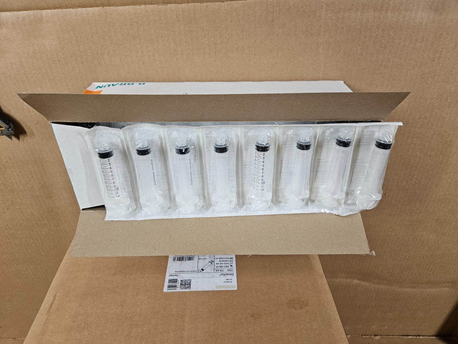 4617100V-02 OMNIFIX Syringe – Luer Lock Sterile Syringe, 10 mL Braun 1,200 units