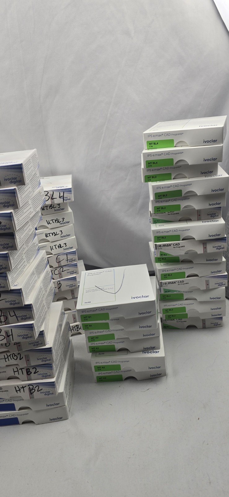 Ivoclar Digital IPS E.Max CAD Refill For PrograMill Multiple Sizes C14-L12-C16