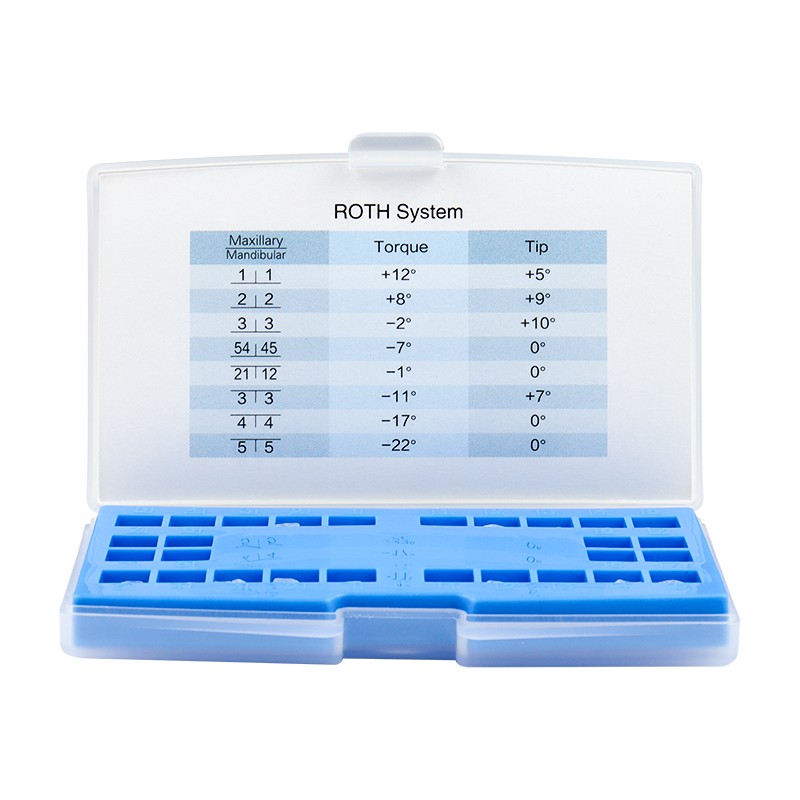 Dental Orthodontic Ceramic Bracket Dental Clear Brace Roth/MBT 345 with Hooks