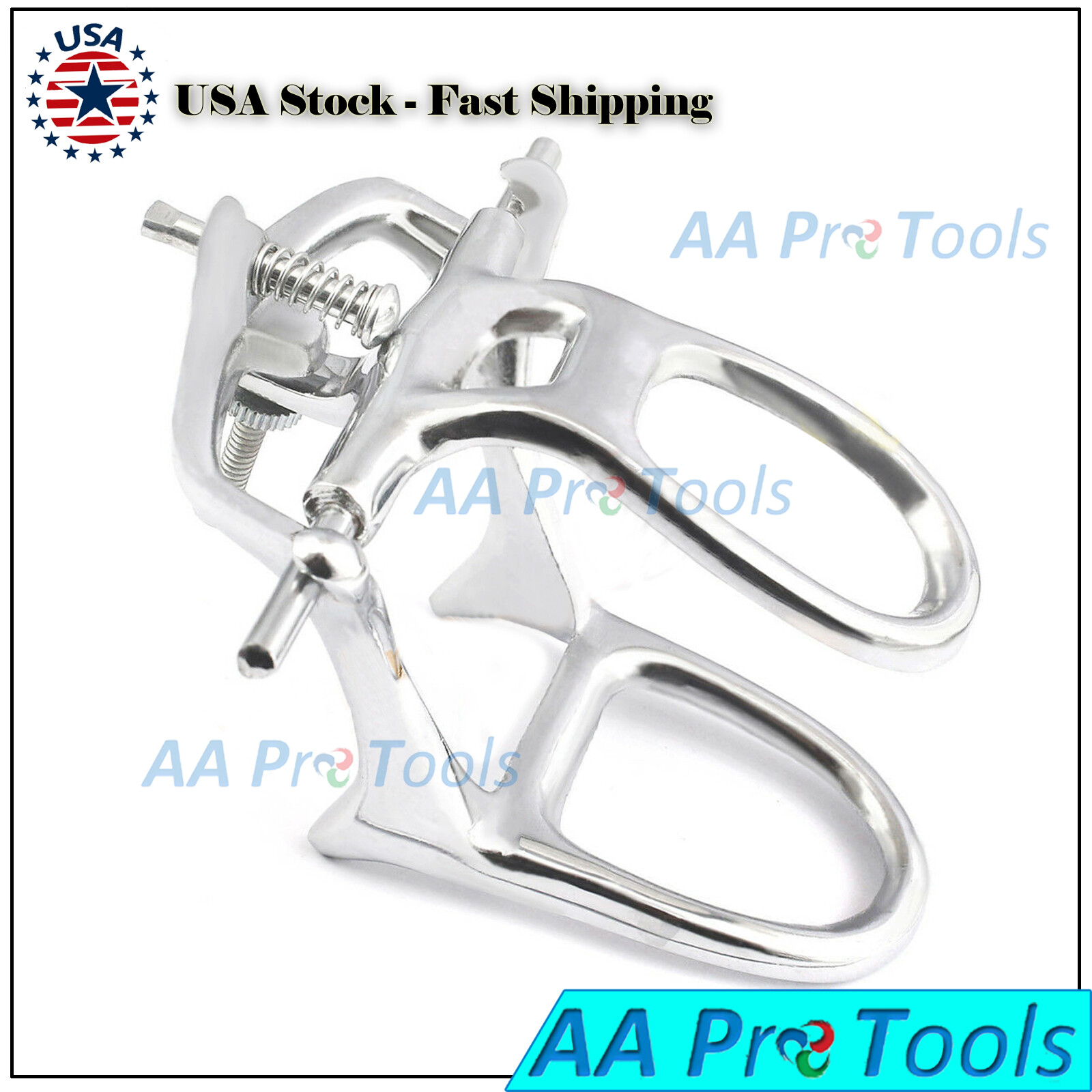 DENTAL LAB ARTICULATOR CHROME PLATED FULL Low ARCH DENTURE ADJUSTABLE DN-2171
