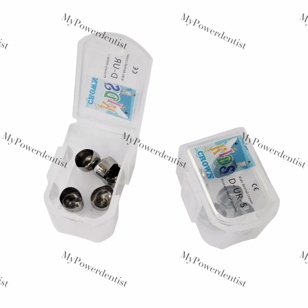 Dental Kids Primary Molar Crown Stainless Steel Kit/Refill 48Size