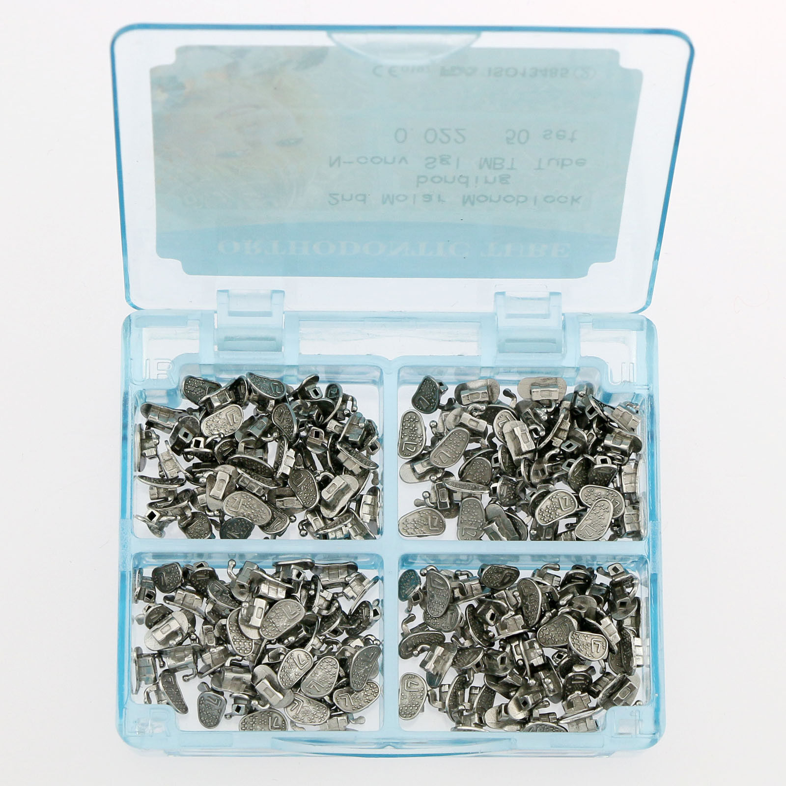 50Sets Dental Orthodontic Monoblock Buccal Tubes 022 1st 2nd Molar MBT Roth Tube