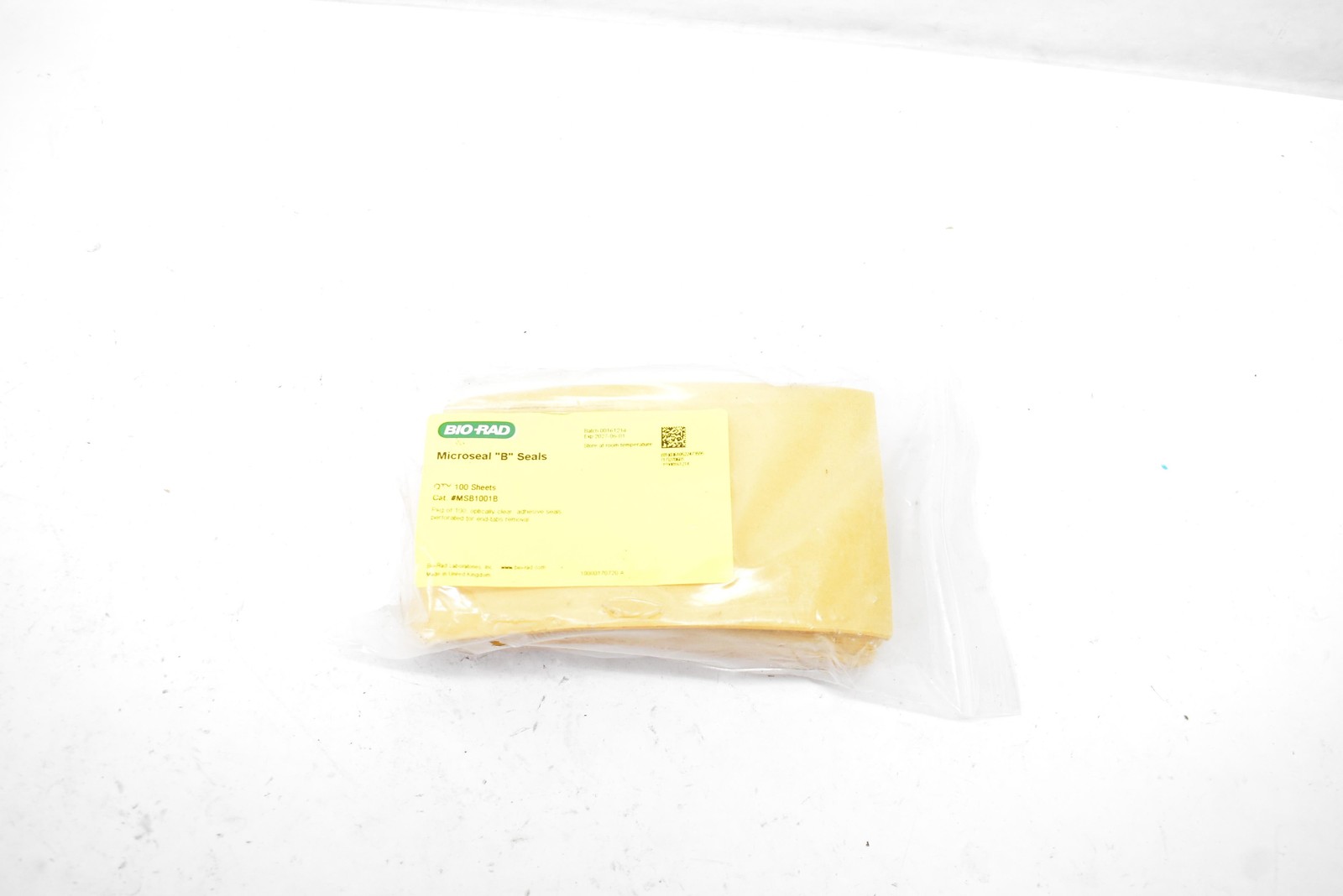 Microseal ‘B’ PCR Plate Sealing Film Adhesive Optical #MSB1001 100/PK New