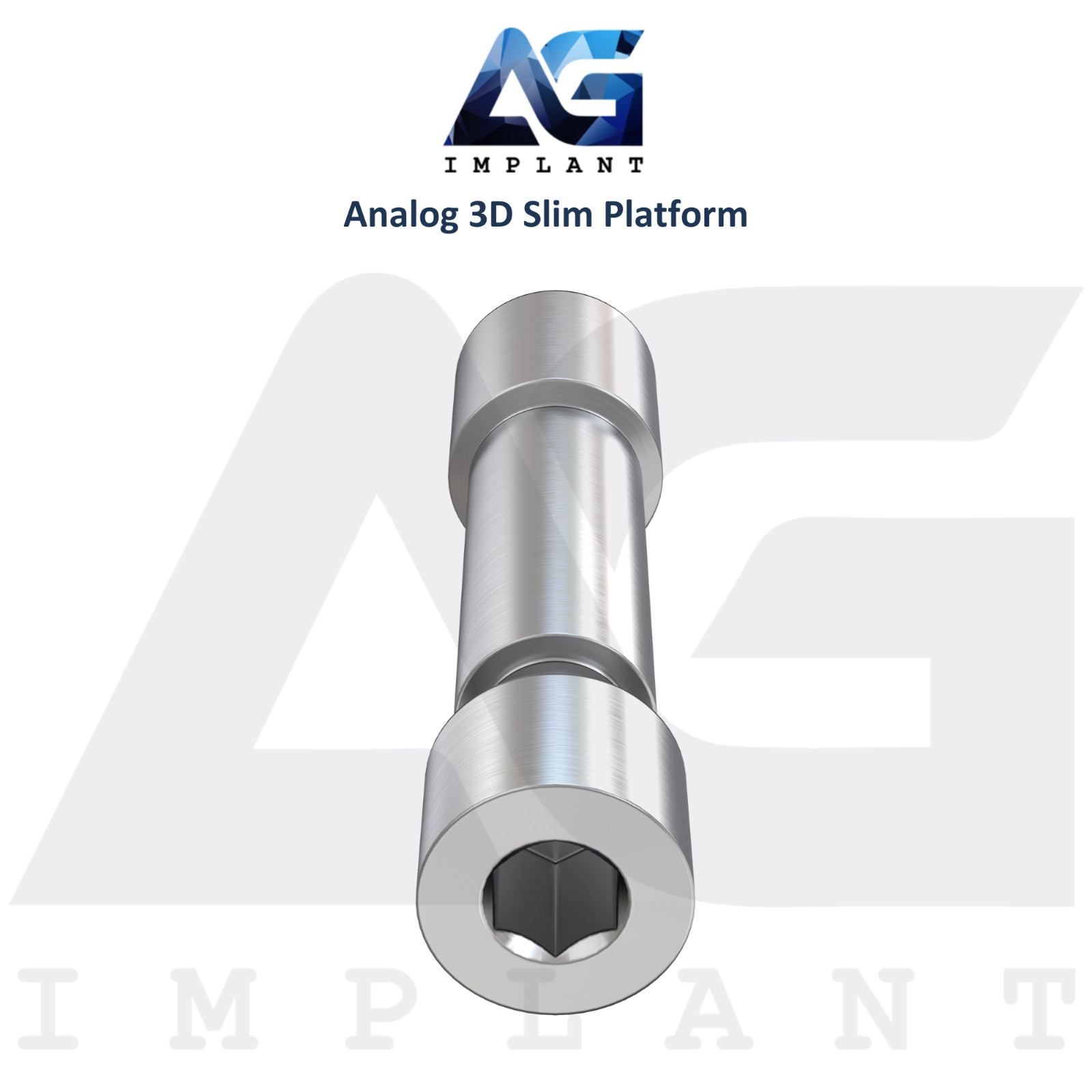 Dental 3D Analog Slim Platform CAD/CAM Int Hex Connection 2.0mm System Lab