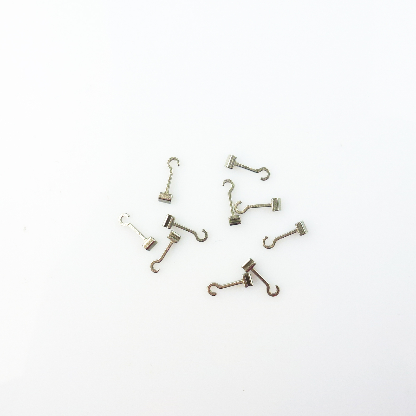 10pc Dental Stops Orthodontic Crimpable Hooks Short/Long/Left Cross tubes Braces