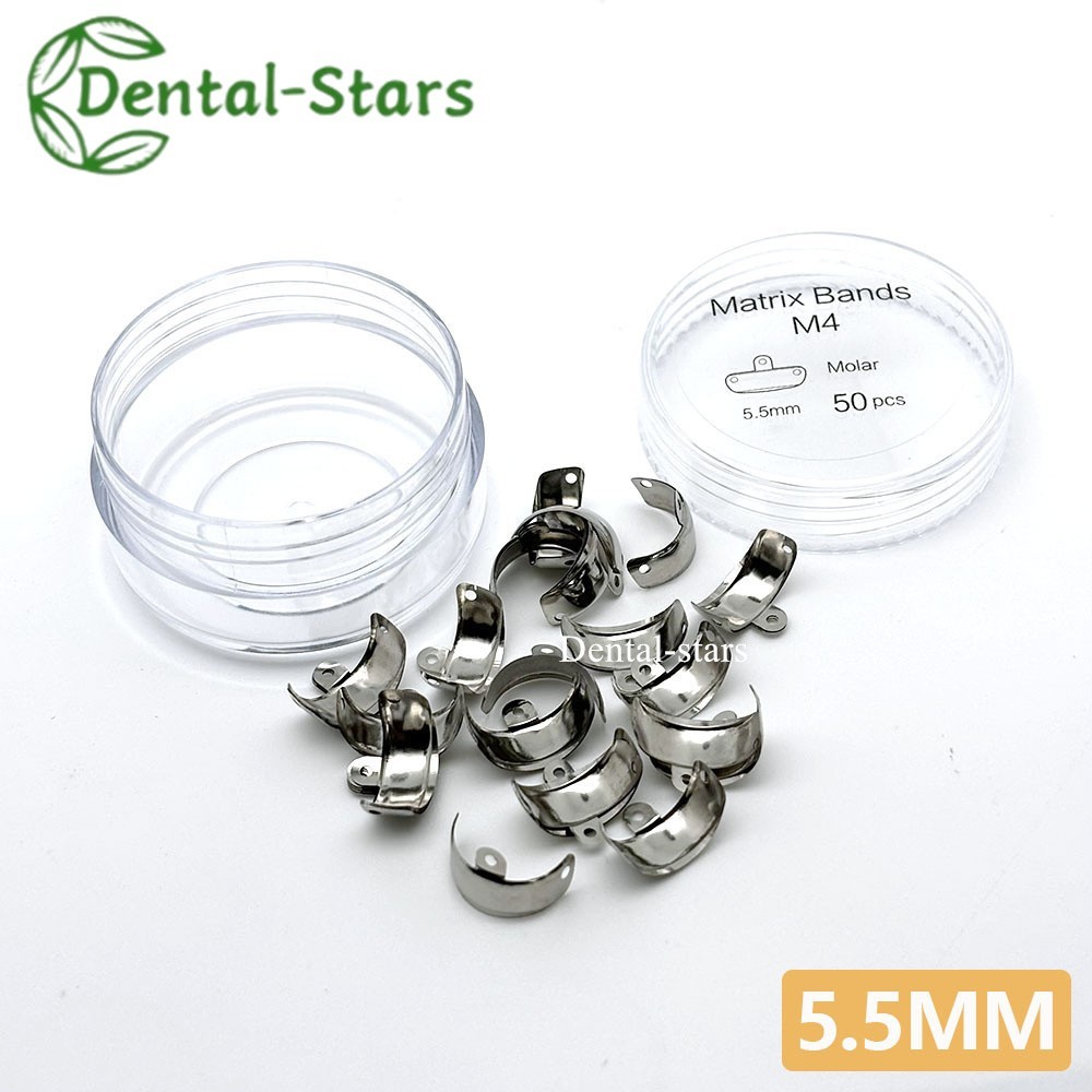 Dental Sectional Matrices System D3 Kit Clamp R7 + Matrix Bands M4 Autoclavable