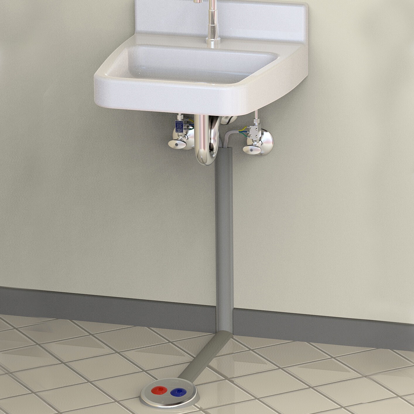 Tapmaster Surface Floor Faucet Foot Activator Mounting Kit 8050 for Model 1786